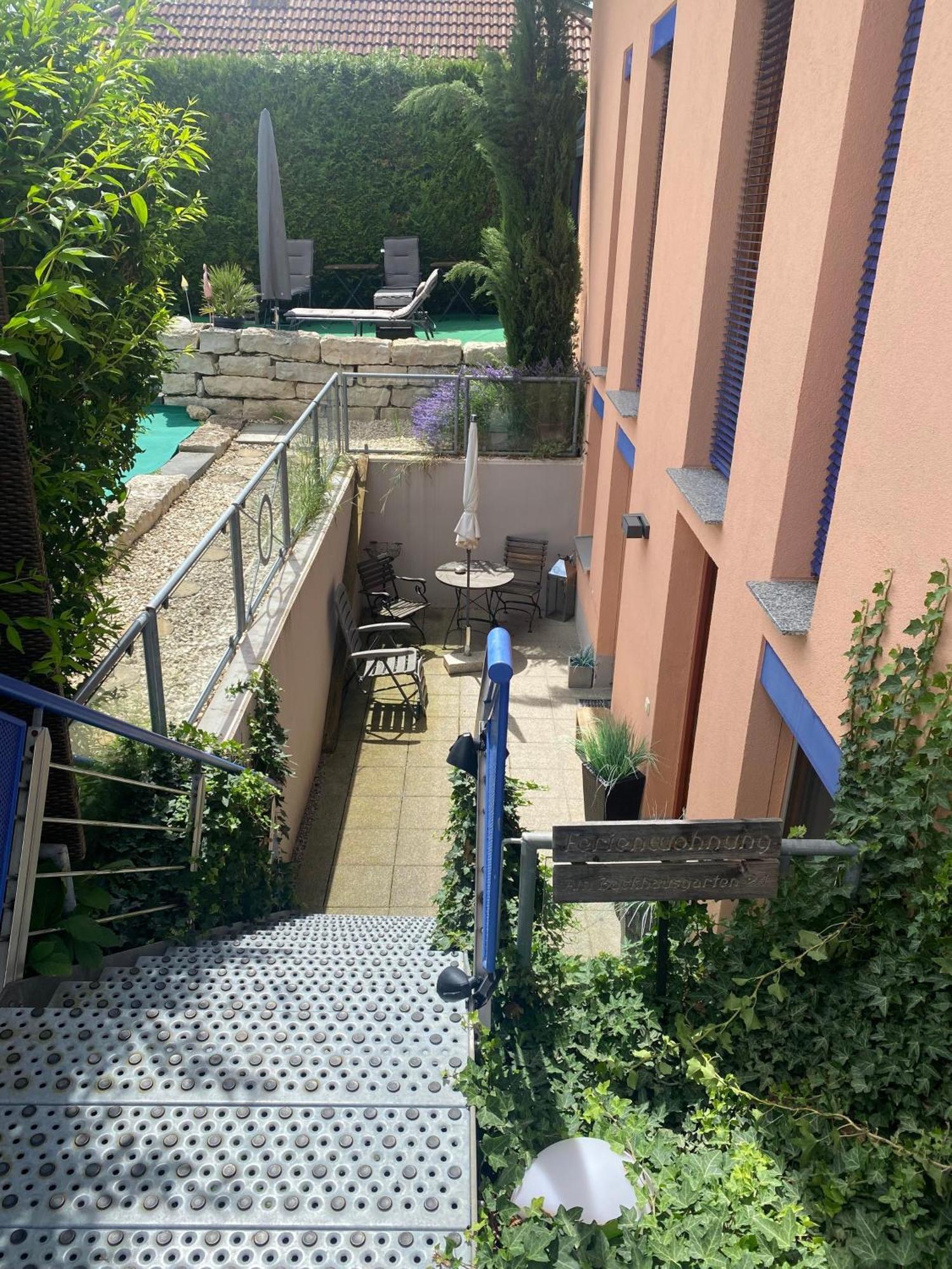 Ferienwohnung Am Backhausgarten フロンハイム エクステリア 写真